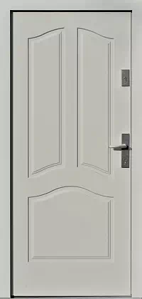 Drzwi zewnętrzne drewniane 501,3 białe