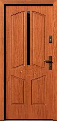 Drzwi zewnętrzne drewniane 539,1 ciemny dąb