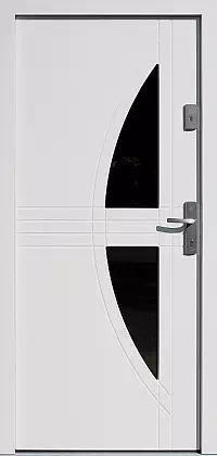 Drzwi zewnętrzne nowoczesne 495,3 białe