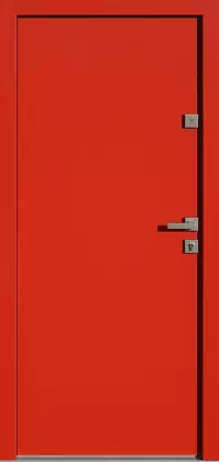 Drzwi zewnętrzne nowoczesne 500C czerwone