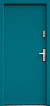 Drzwi zewnętrzne nowoczesne 500C niebieskie