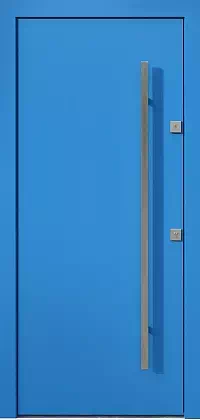 Drzwi zewnętrzne nowoczesne 500C niebieskie 2