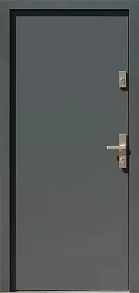 Drzwi zewnętrzne nowoczesne 500C szare