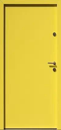 Drzwi zewnętrzne nowoczesne 500C żółte