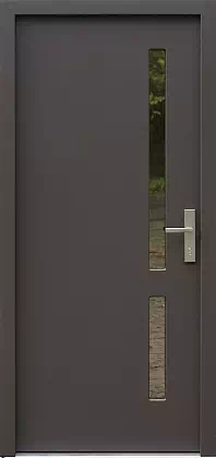 Drzwi zewnętrzne nowoczesne 684,3 grafitowe