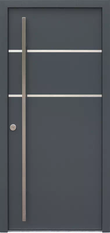 Drzwi antywłamaniowe 423,2-500C szare