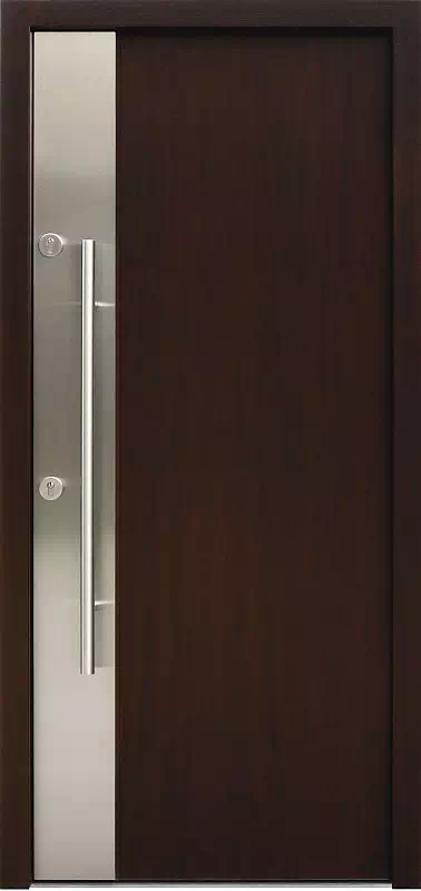 Drzwi antywłamaniowe 430,6-500C dąb bagienny