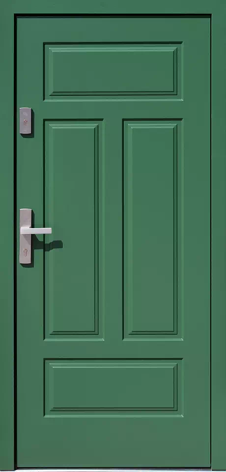 Drzwi antywłamaniowe 533,12 zielone