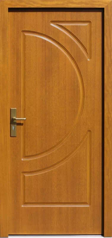 Drzwi antywłamaniowe 589F złoty dąb
