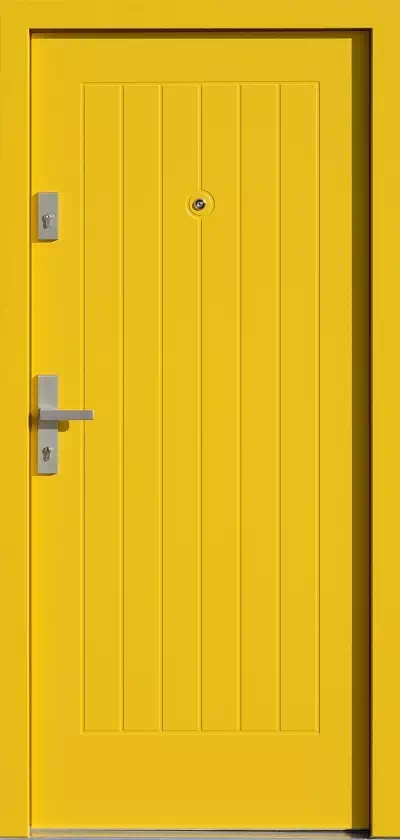 Drzwi antywłamaniowe 688,2B żółte
