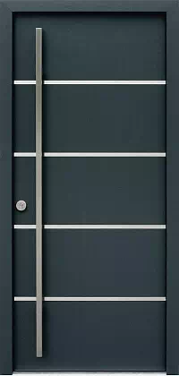 Drzwi antywłamaniowe - 423,1-500C antracyt