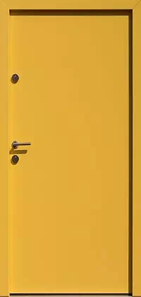 Drzwi antywłamaniowe 500C zółte