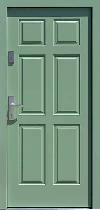 Drzwi antywłamaniowe 533,10 zielone