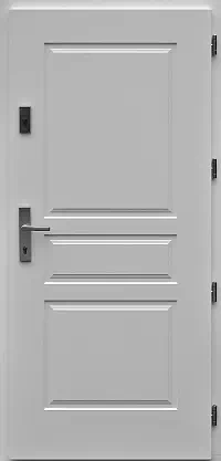 Drzwi antywłamaniowe - 533,4 białe