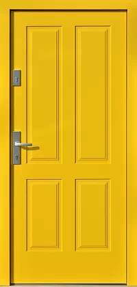 Drzwi antywłamaniowe 534,9 żółte