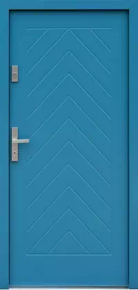 Drzwi antywłamaniowe 543,2 niebieskie