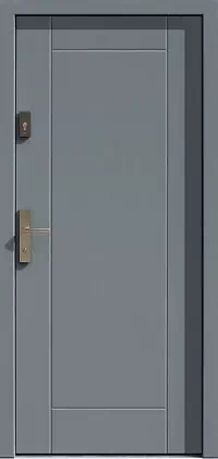 Drzwi antywłamaniowe - 688,3 szare