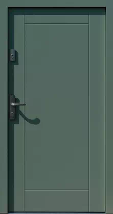 Drzwi antywłamaniowe 688,3 zielone