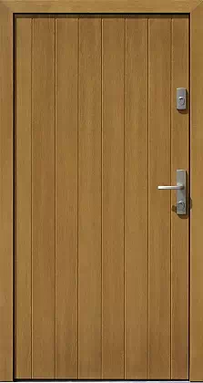 Drzwi dębowe zewnętrzne wejściowe do domu model wzór 689,7 w kolorze jasny_dab.