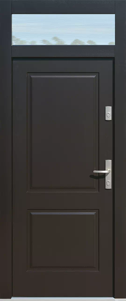 Drzwi z naświetlem górnym nieotwieranym 535,6 czarne