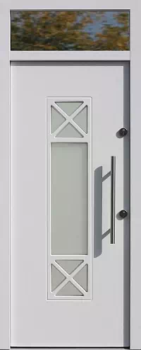 Drzwi z naświetlem górnym wzór wzór 461,1 w kolorze białe.