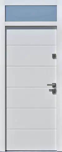 Drzwi z naświetlem górnym wzór wzór 490,8B w kolorze białe.