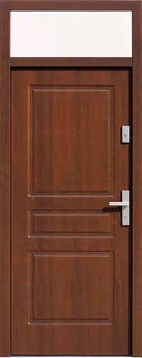 Drzwi z naświetlem górnym wzór wzór 533,4 w kolorze orzech.