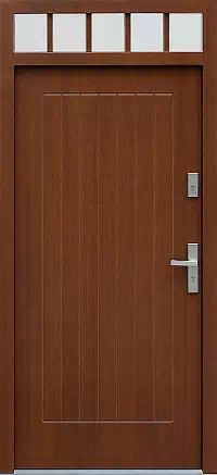 Drzwi z naświetlem górnym wzór wzór 688,2 w kolorze orzech.