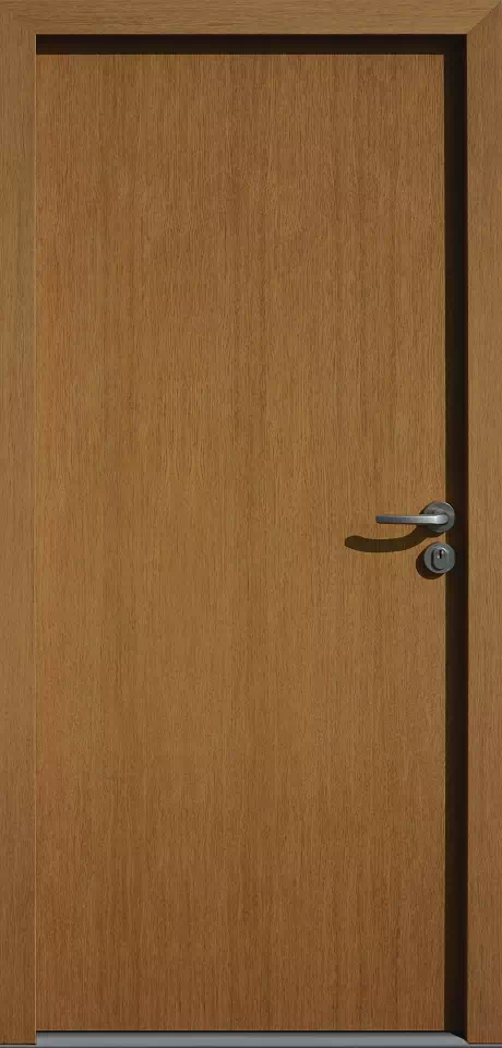 Drzwi zewnętrzne drewniane 500C jasny dab