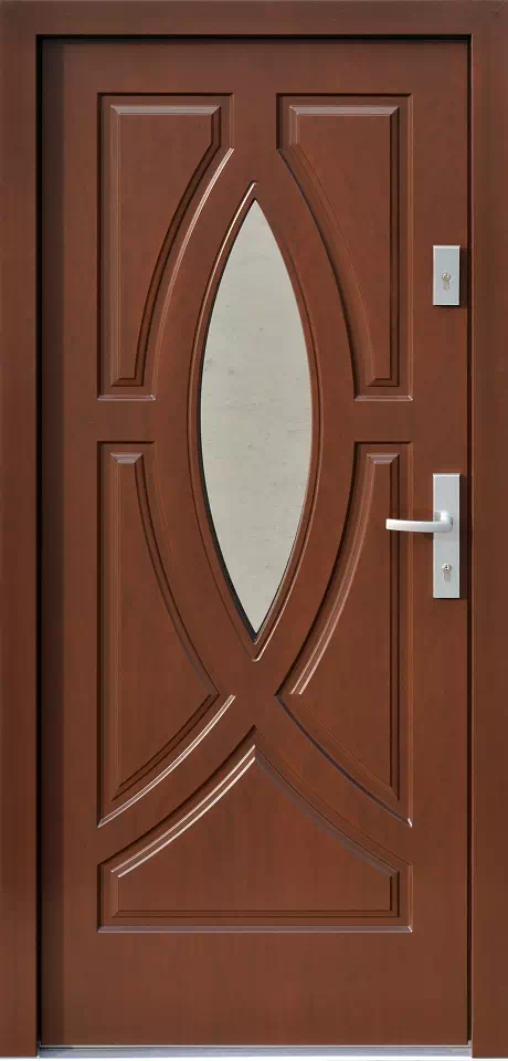 Drzwi zewnętrzne drewniane 503,2 orzech