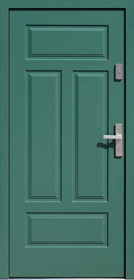 Drzwi zewnętrzne drewniane 533,12 zielone