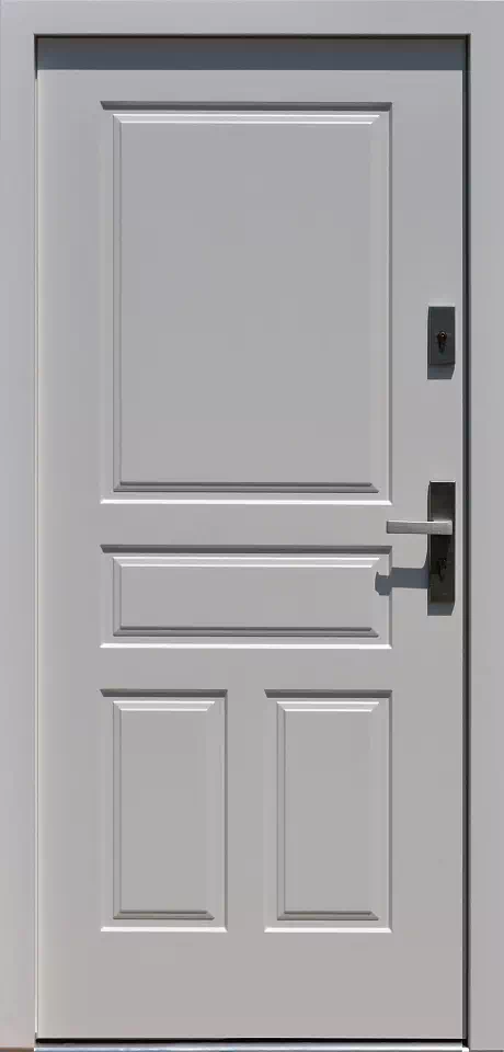 Drzwi zewnętrzne drewniane 533,7 białe
