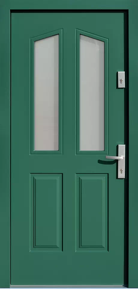 Drzwi zewnętrzne drewniane 534,1 zielone