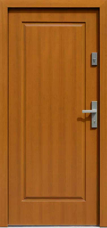 Drzwi zewnętrzne drewniane 535,5 złoty dąb