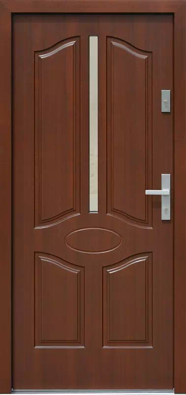 Drzwi zewnętrzne drewniane 539,1 orzech