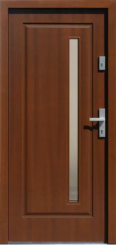 Drzwi zewnętrzne drewniane 577,2 orzech