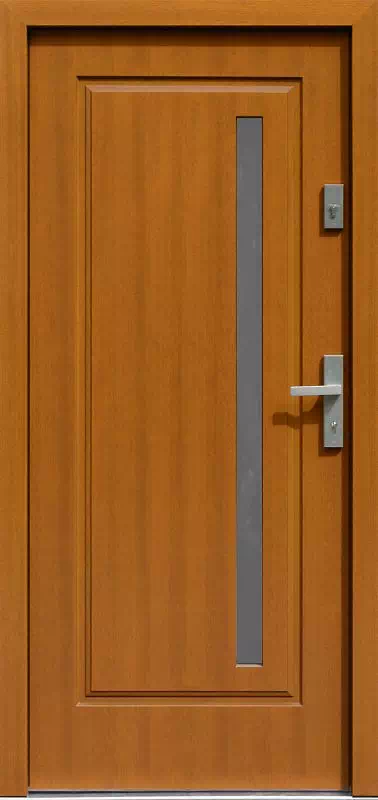 Drzwi zewnętrzne drewniane 577,3 złoty dąb