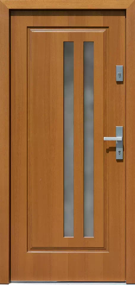 Drzwi zewnętrzne drewniane 577,4 złoty dąb