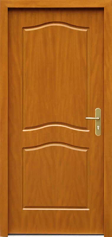 Drzwi zewnętrzne drewniane 581 złoty dąb