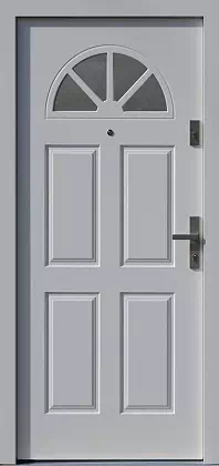 Drzwi zewnętrzne drewniane  - 506,2 białe