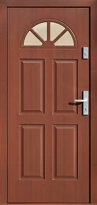 Drzwi zewnętrzne drewniane  - 506,2 orzech