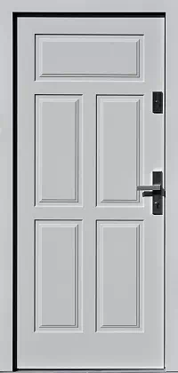 Drzwi zewnętrzne drewniane - 533,11 białe