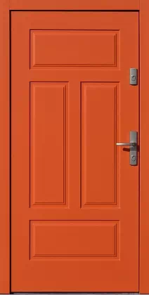 Drzwi zewnętrzne drewniane 533,12 pomarańczowe