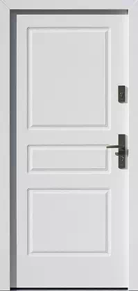 Drzwi zewnętrzne drewniane - 533,4 białe