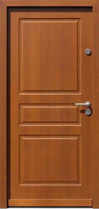 Drzwi zewnętrzne drewniane - 533,4 ciemny dąb