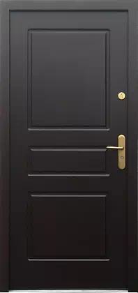 Drzwi zewnętrzne drewniane - 533,4 czarne