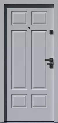Drzwi zewnętrzne drewniane 533,9 białe