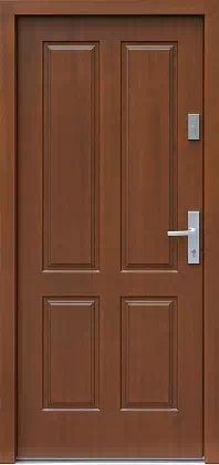 Drzwi zewnętrzne drewniane - 534,9 orzech