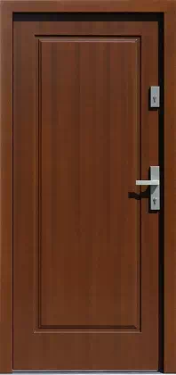 Drzwi zewnętrzne drewniane - 535,5 orzech
