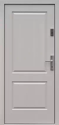 Drzwi zewnętrzne drewniane - 535,6 białe 2